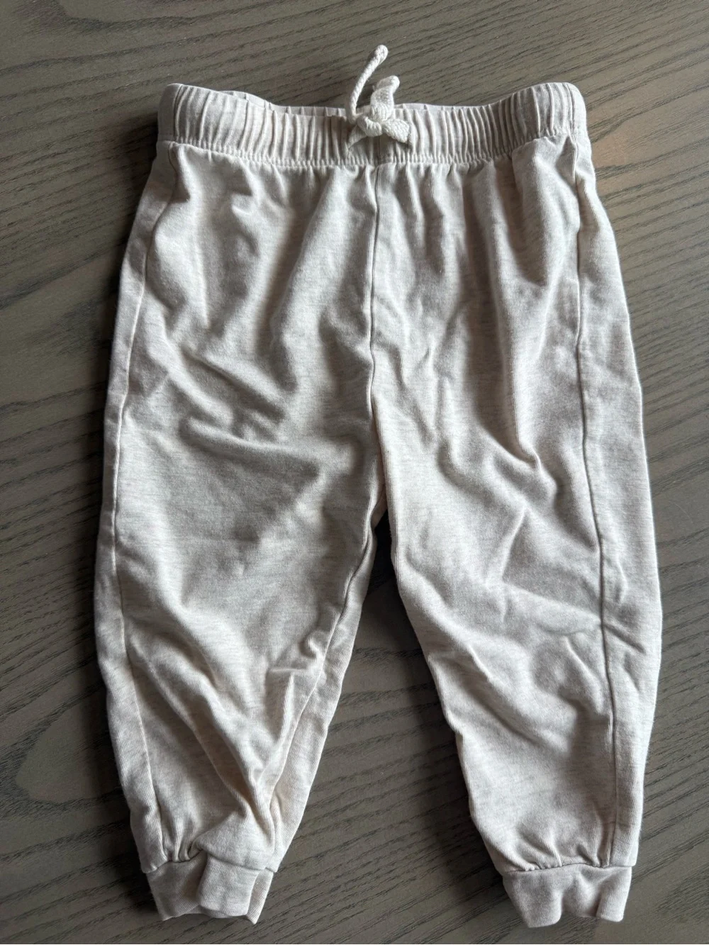 Old Navy Light Beige Kids Jogger Sweatpants